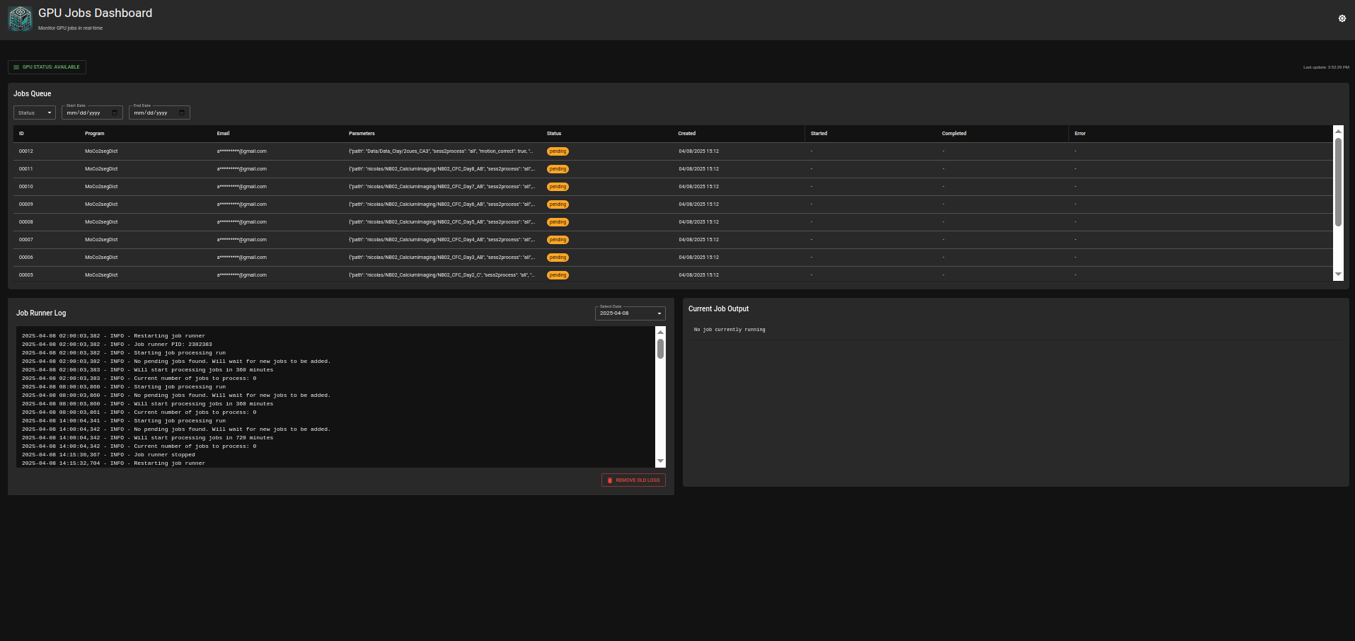 JobLister Dashboard